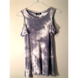 *NEW* Luxe Tie Dye Top with Open Shoulders